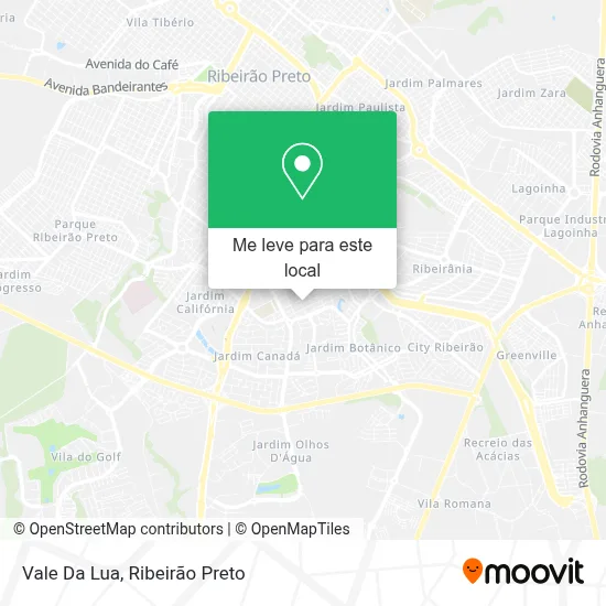 Vale Da Lua mapa
