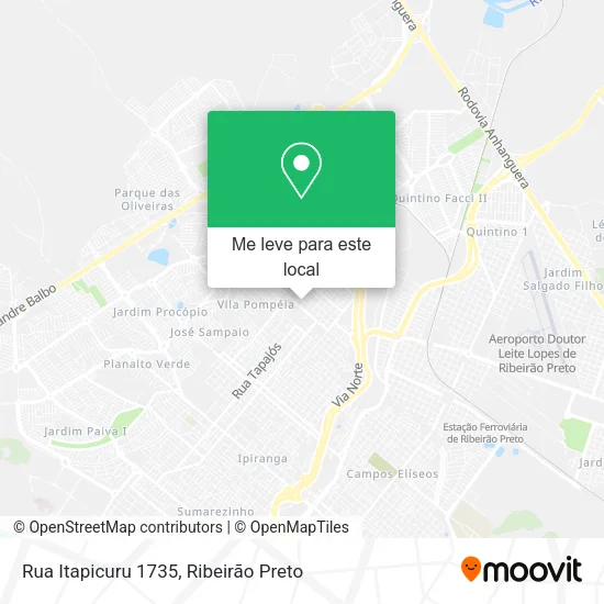 Rua Itapicuru 1735 mapa