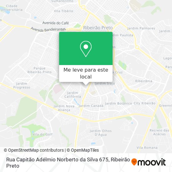 Rua Capitão Adélmio Norberto da Silva 675 mapa