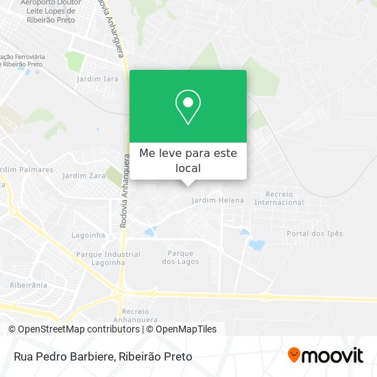Rua Pedro Barbiere mapa