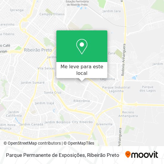 Parque Permanente de Exposições mapa