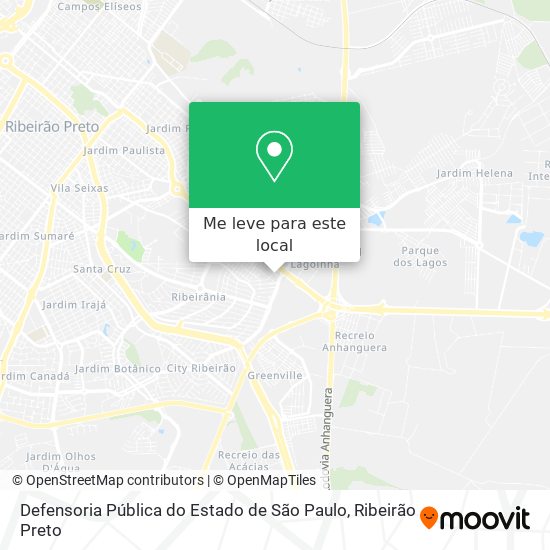 Defensoria Pública do Estado de São Paulo mapa