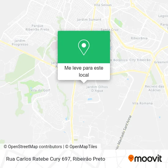 Rua Carlos Ratebe Cury 697 mapa