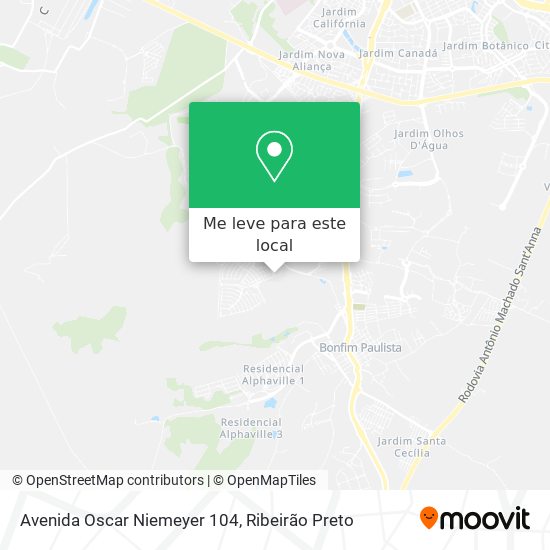 Avenida Oscar Niemeyer 104 mapa