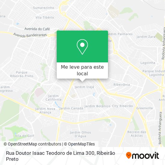 Rua Doutor Isaac Teodoro de Lima 300 mapa