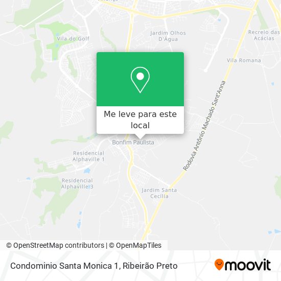 Condominio Santa Monica 1 mapa