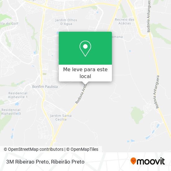 3M Ribeirao Preto mapa