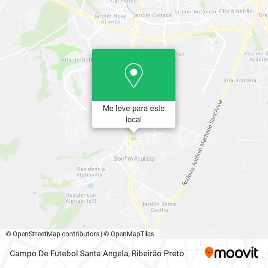 Campo De Futebol Santa Angela mapa