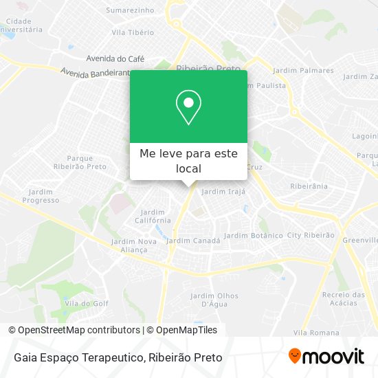 Gaia Espaço Terapeutico mapa