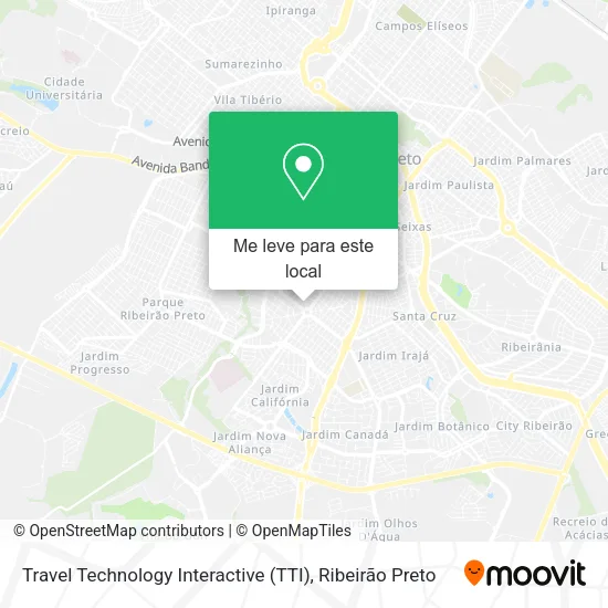 Travel Technology Interactive (TTI) mapa