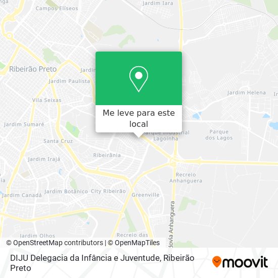 DIJU Delegacia da Infância e Juventude mapa