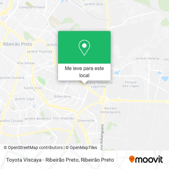Toyota Viscaya - Ribeirão Preto mapa