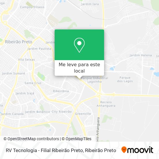 RV Tecnologia - Filial Ribeirão Preto mapa