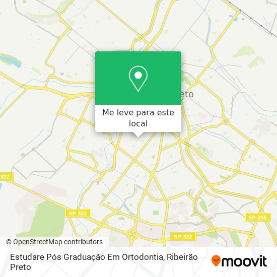 Estudare Pós Graduação Em Ortodontia mapa