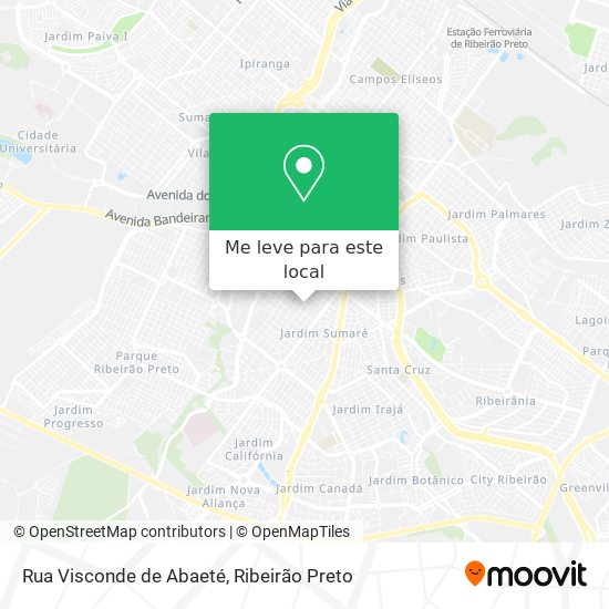 Rua Visconde de Abaeté mapa