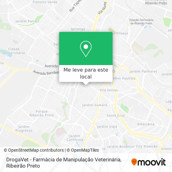 DrogaVet - Farmácia de Manipulação Veterinária mapa
