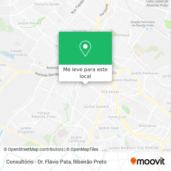 Consultório - Dr. Flávio Pata mapa