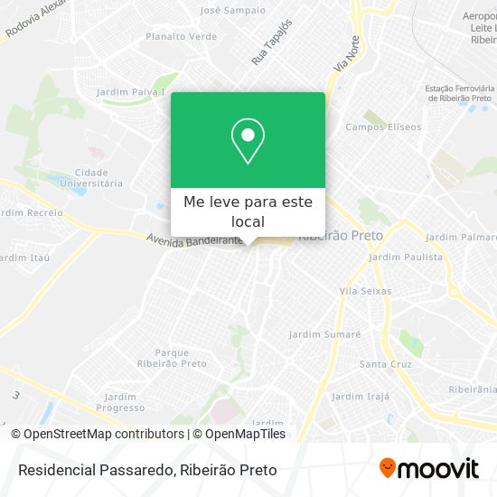 Residencial Passaredo mapa