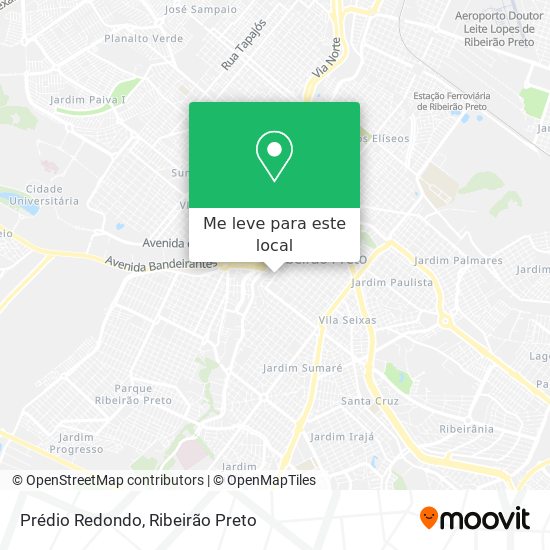 Prédio Redondo mapa