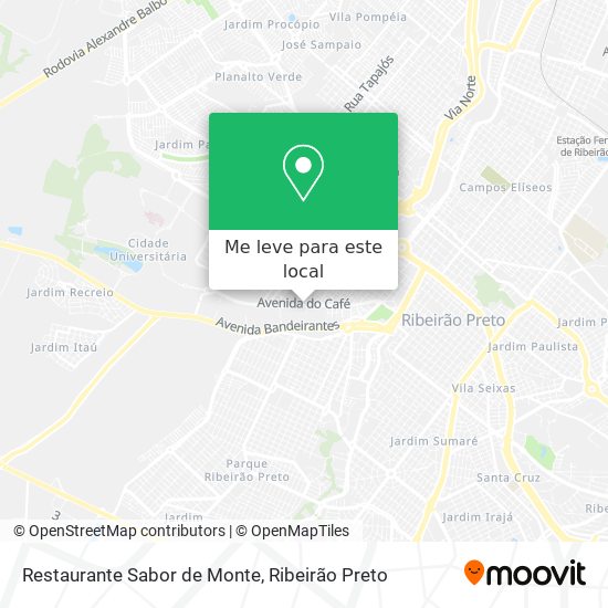 Restaurante Sabor de Monte mapa