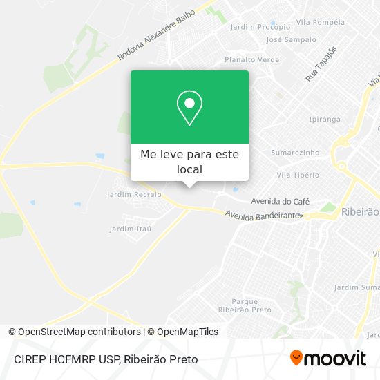 CIREP HCFMRP USP mapa