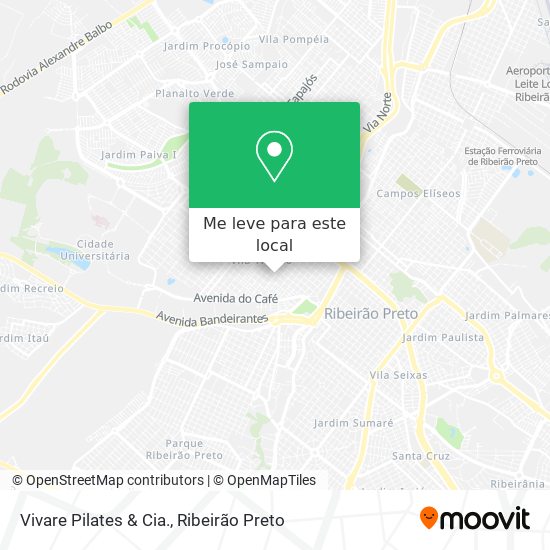 Vivare Pilates & Cia. mapa