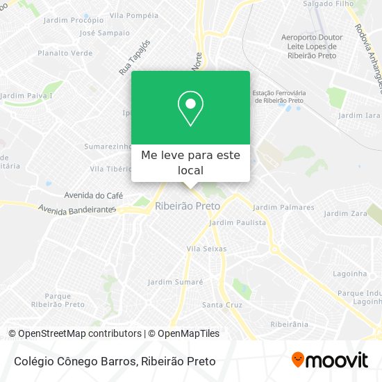Colégio Cônego Barros mapa