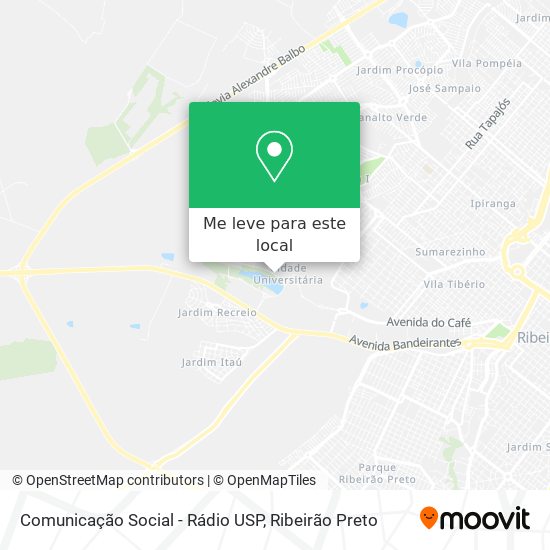 Comunicação Social - Rádio USP mapa