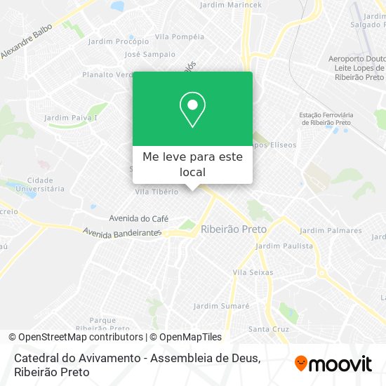 Catedral do Avivamento - Assembleia de Deus mapa