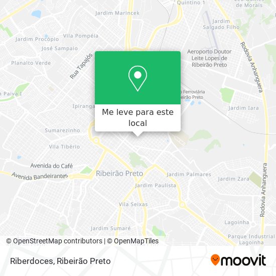 Riberdoces mapa