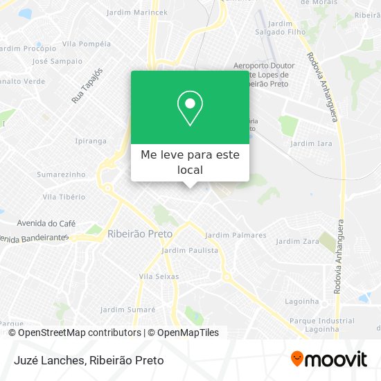 Juzé Lanches mapa