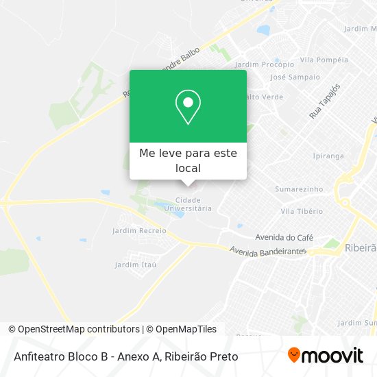 Anfiteatro Bloco B - Anexo A mapa