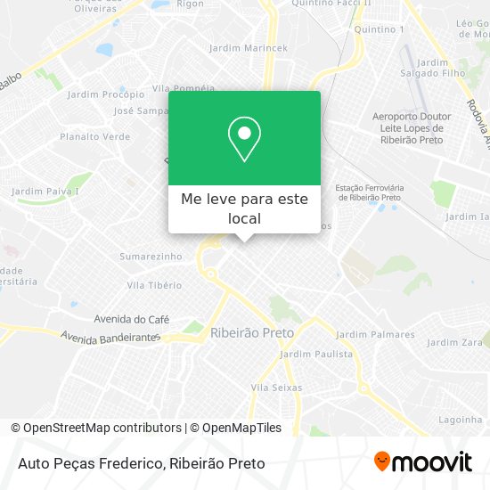 Auto Peças Frederico mapa