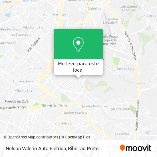 Nelson Valério Auto Elétrica mapa
