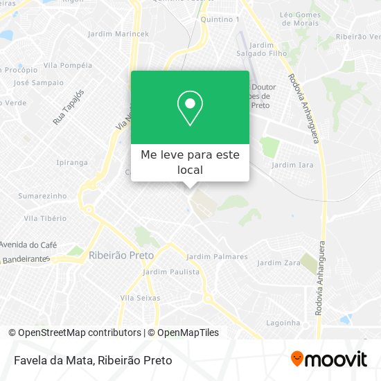 Favela da Mata mapa