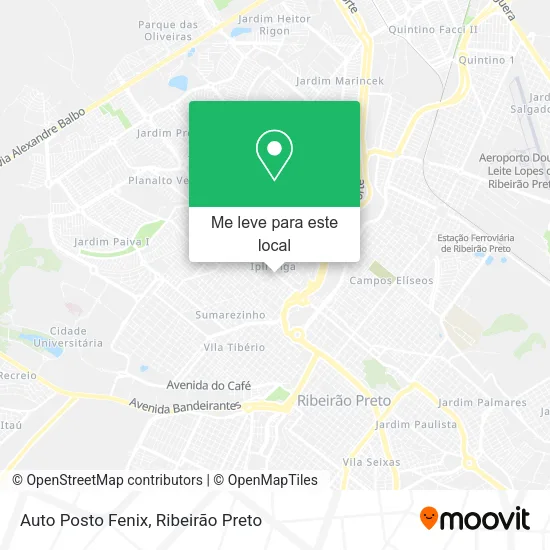 Auto Posto Fenix mapa