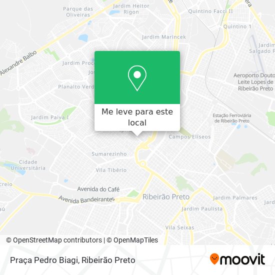 Praça Pedro Biagi mapa