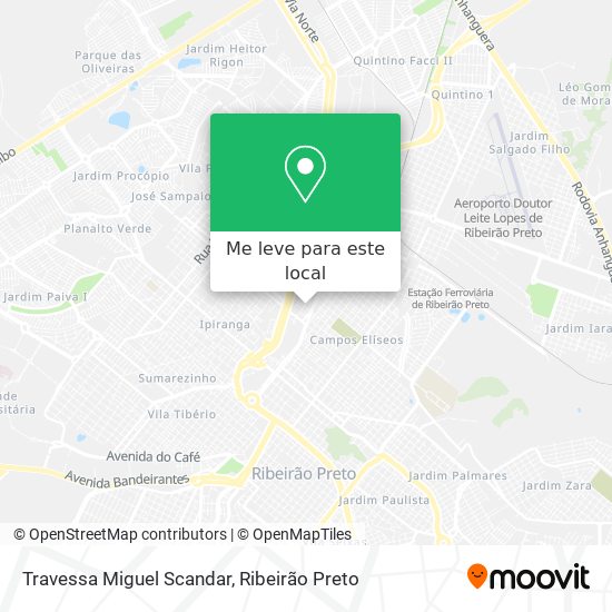 Travessa Miguel Scandar mapa