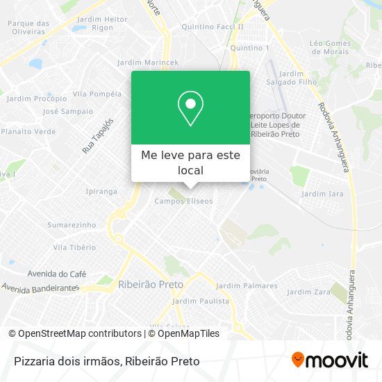 Pizzaria dois irmãos mapa