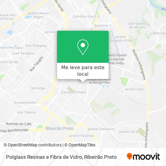 Polglass Resinas e Fibra de Vidro mapa