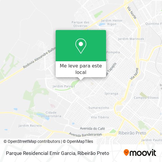 Parque Residencial Emir Garcia mapa