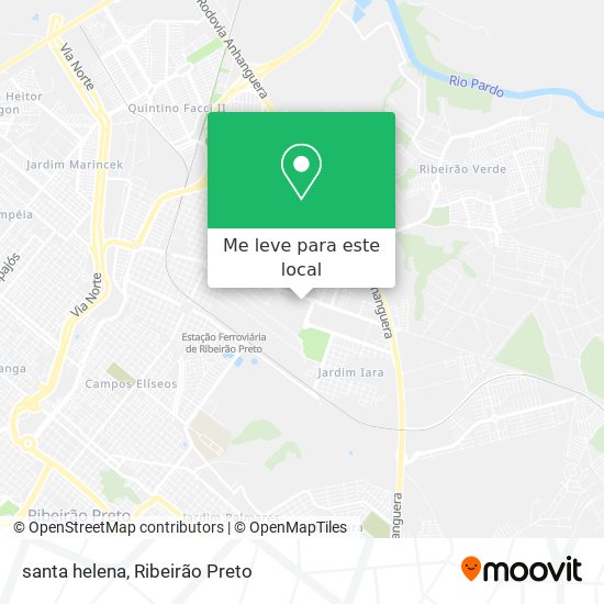 santa helena mapa