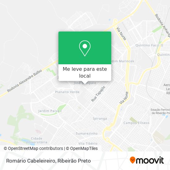 Romário Cabeleireiro mapa