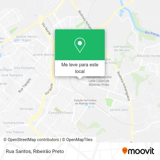 Rua Santos mapa