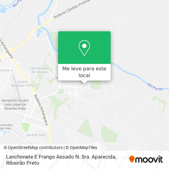 Lanchonete E Frango Assado N. Sra. Aparecida mapa