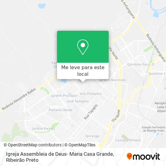 Igreja Assembleia de Deus- Maria Casa Grande mapa