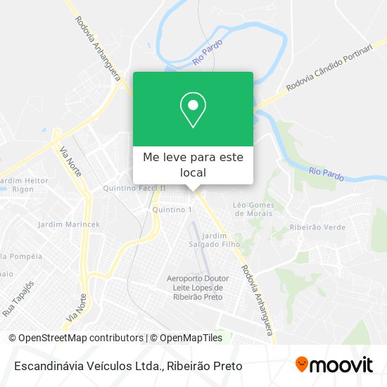 Como chegar até Escandinávia Veículos Ltda. em Ribeirão Preto de Ônibus?