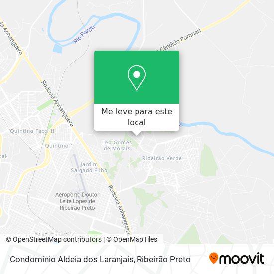 Condomínio Aldeia dos Laranjais mapa