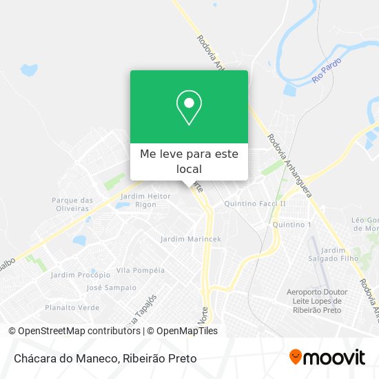 Chácara do Maneco mapa