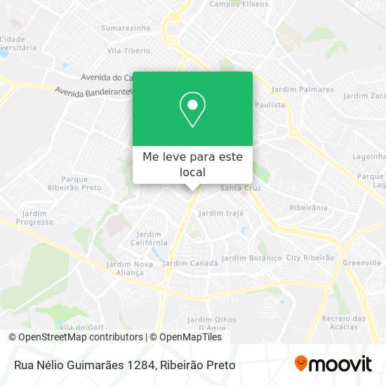 Rua Nélio Guimarães 1284 mapa